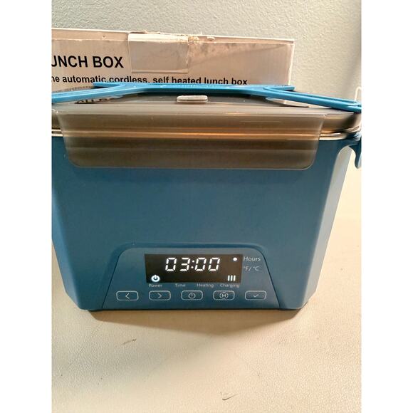 Cordless Electric Lunch Box, 1.2L Self Heating Lunch Box - Picture 3 of 16